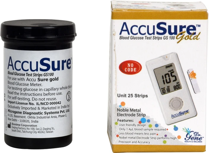ACCUSURE GOLD STRIP 2*25
