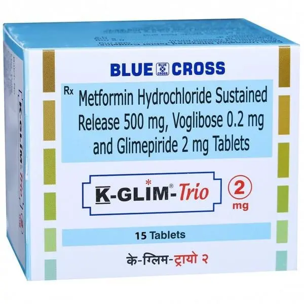 K GLIM TRIO 2 MG 1*15
