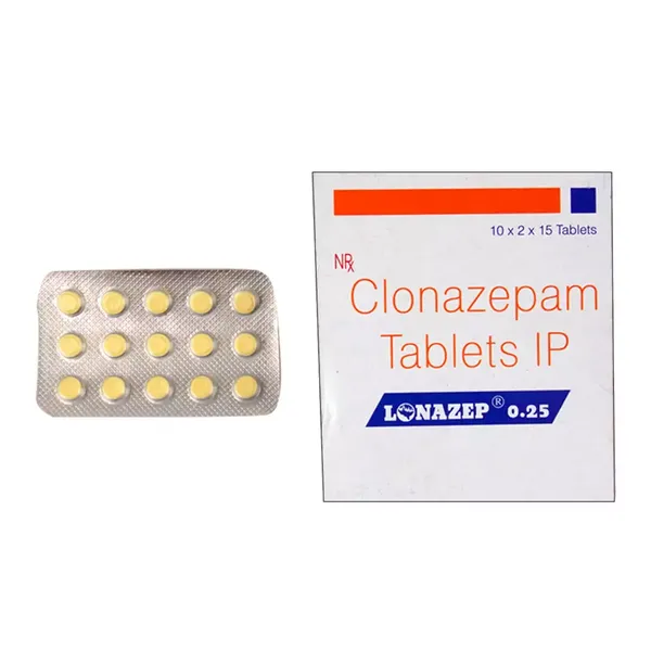 LONAZEP 0.25MG (NRX 1X15 1*15