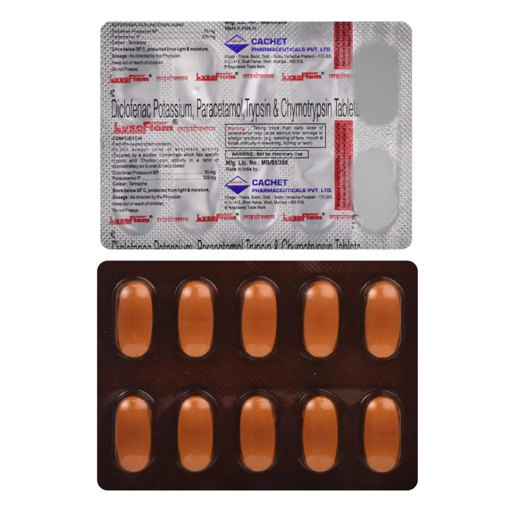 LYSOFLAM TAB 1*10