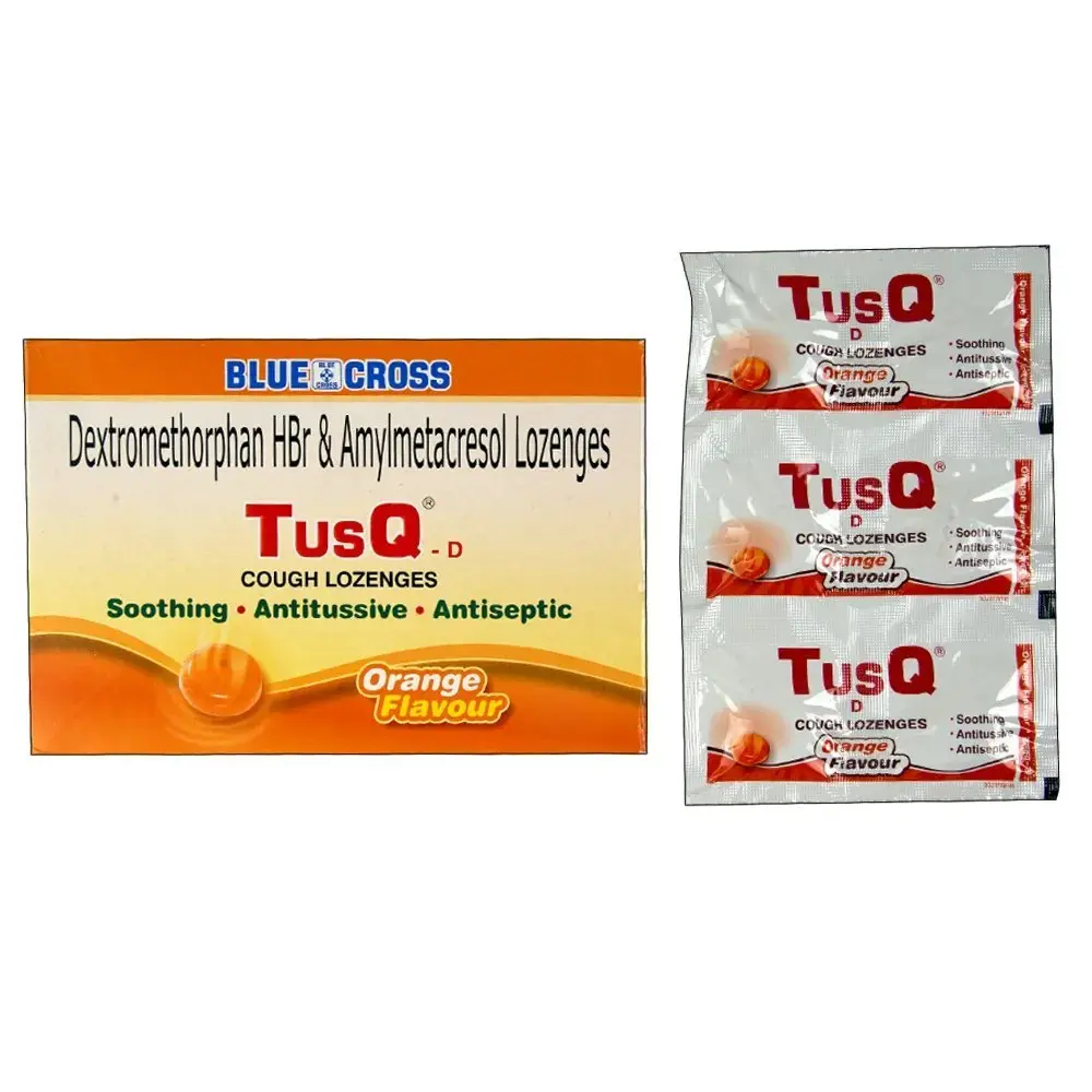 TUSQ D COUGH LOZENGES 1X6